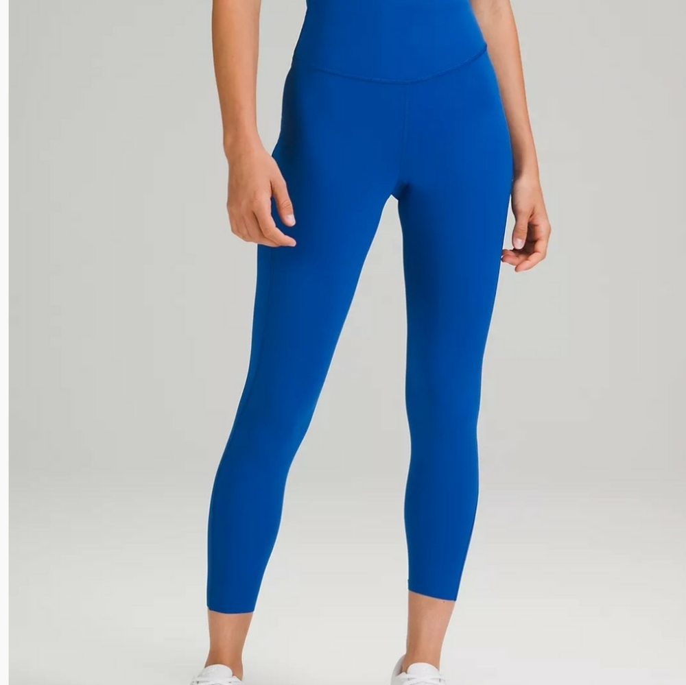 90 Degree By Reflex Royal Blue High-Waist Leggings